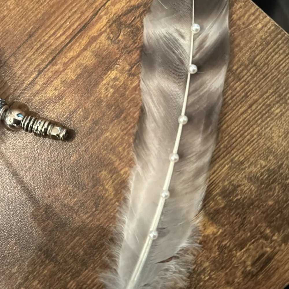 Beautiful hat feathers, decorative feathers, gifts, feathers, rhinestones - Picture 11 of 16